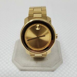 Movado Bold Men’s Evolution 3600508 Gold Dial Gold Bracelet Watch